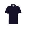 Polo coton col et manches contrastés vierge ou à personnaliser