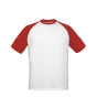 Tee-shirt baseball manches courtes vierge ou à personnaliser - Express et pas cher