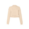 Sweat capuche femme court personnalisé
