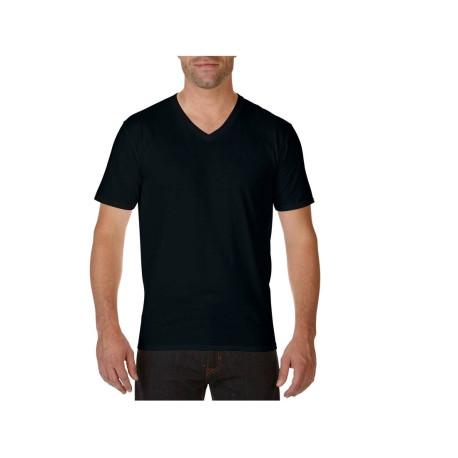 Tee-shirt col V vierge ou à personnaliser - Express et pas cher