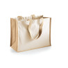 Sac shopping en toile de jute vierge ou à personnaliser - Express et pas cher