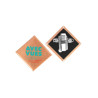 Badge Losange 40x40mm personnalisé