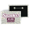 Badge Rectangle 45x68mm personnalisé