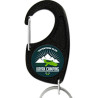 Porte-clé Mousqueton Noir 25mm personnalisé