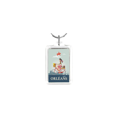 Porte-Clé Rectangle 40x25mm personnalisé