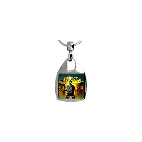 Porte-Clé Métal Carré 25x25mm personnalisé