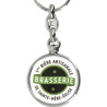 Porte-Clé Métal Rond 33mm personnalisé