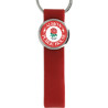 Porte-Clé Premium - Lanière Silicone Rouge personnalisé