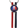 Porte-Clé Premium - Lanière Tissu France personnalisé