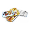 Badge Rectangle Coins Arrondis 45x68mm personnalisé