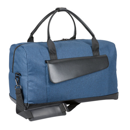 Motion Bag. sac de voyage en polyester cationique 600D et en simili cuir personnalisé