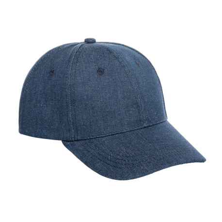 PHOEBE. Casquette en denim, coton et polyester personnalisé