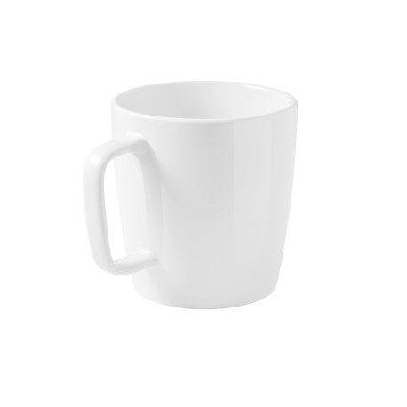 DHONI WHITE. Mug en céramique 450 mL personnalisé