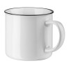 VERNON WHITE. Mug en céramique 360 ​​ml vierge ou à personnaliser