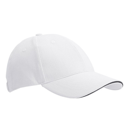 CHRISTOPHE. Casquette sandwich 100% coton personnalisé