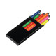 MEMLING. Boîte à crayons avec 6 crayons de couleur personnalisé