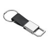 Porte-clés en métal et simili cuir personnalisé - accessoire élégant et pratique