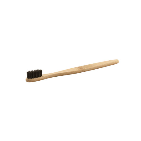 DELANY. Brosse à dents avec corps en bambou et dents en nylon personnalisé