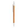 NATURA. Stylo à bille en liège et aluminium vierge ou à personnal