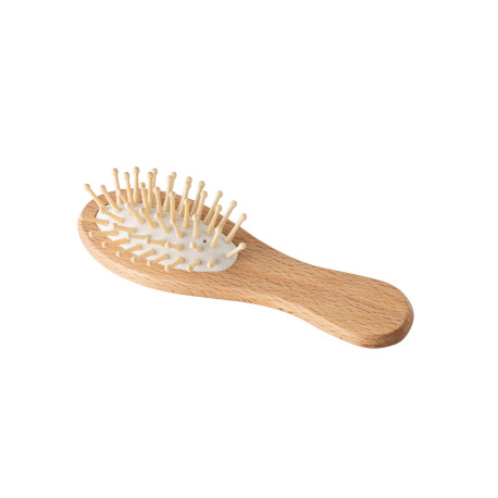 DERN. Brosse à cheveux en bois avec dents en bambou personnalisé