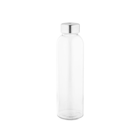 SOLER. Bouteille en verre 500mL avec bouchon en acier inox personnalisé