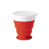ASTRADA. Verre de voyage pliable 250 ml vierge ou à personnaliser