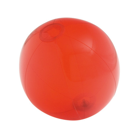 PECONIC. Ballon de plage gonflable en PVC translucide personnalisé