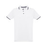 THC ROME WH. Polo slim fit pour homme vierge ou à personnaliser