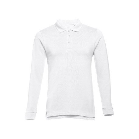 THC BERN WH 3XL. Polo à manches longues pour homme personnalisé