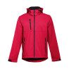 THC ZAGREB. Softshell pour homme, avec capuche amovible vierge ou