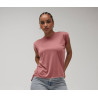 Tee-shirt femme manches roulées personnalisé