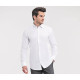 Men'S Long Sleeve Tailored Contrast Herringbone Shirt personnalisé