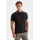 Polo passepoilé coupe classique homme - col contrasté personnalisé