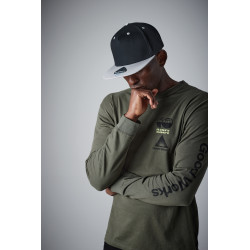 Snapback contrastée à 5 panneaux personnalisé