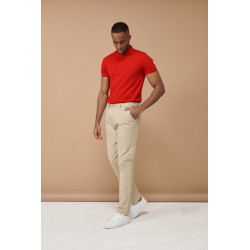 Pantalon chino stretch pour hommes avec taille flexible personnalisé