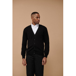 Cardigan col V à boutons Homme personnalisé