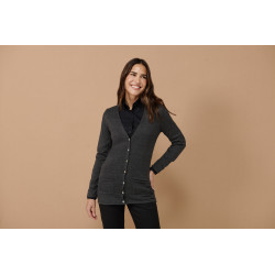 Cardigan col V Femme personnalisé