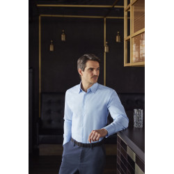 Chemise Oxford cintrée manches longues facile d'entretien pour Homme personnalisé