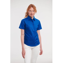 Chemise Oxford manches courtes facile d'entretien pour femme personnalisé