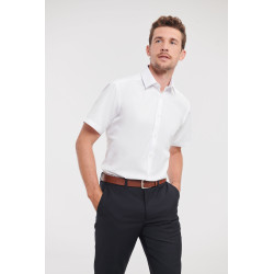 Chemise homme manches courtes à chevrons personnalisé