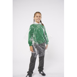 Poncho de pluie en plastique enfant personnalisé