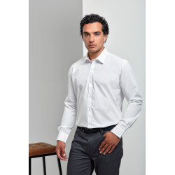 Chemise à manches longues en popeline Supreme Homme personnalisé