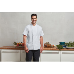 Veste de cuisinier à manches courtes Coolchecker® personnalisé