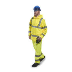 Blouson imperméable de haute visibilité (H440) personnalisé