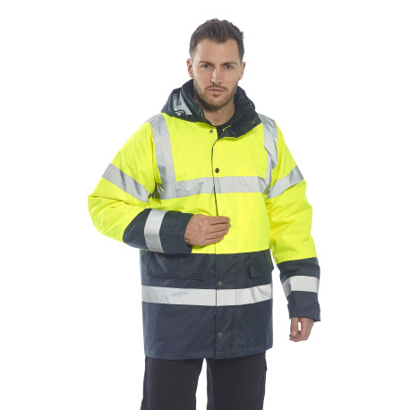 Blouson de circulation de haute visibilité personnalisé