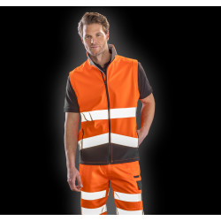 Printable safety softshell gilet personnalisé