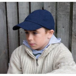 Casquette junior en coton brossé robuste de profil bas personnalisé