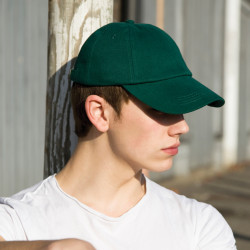 Casquette en coton brossé robuste de profil bas personnalisé