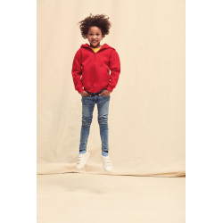 Sweat-shirt zippé à capuche Premium 70/30 Enfant personnalisé