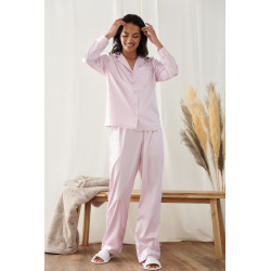 Pyjama long en satin pour femmes personnalisé